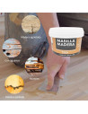 Tradineur - Masilla de relleno, pasta tapagrietas para madera, lista para usar, reparación de fisuras, agujeros en muebles, uso