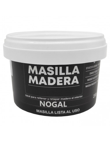 Tradineur - Masilla de relleno, pasta para madera, tapagrietas, lista para usar, reparación de fisuras, agujeros en muebles, uso