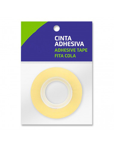 Tradineur - Rollo de celo, cinta adhesiva amarilla transparente, reparación, sellado, uso general en oficina, colegio, hogar, 33