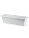 Tradineur - Jardinera de plástico sin plato, tiesto, macetero de polipropileno, recipiente para plantas, flores, balcón, terraza