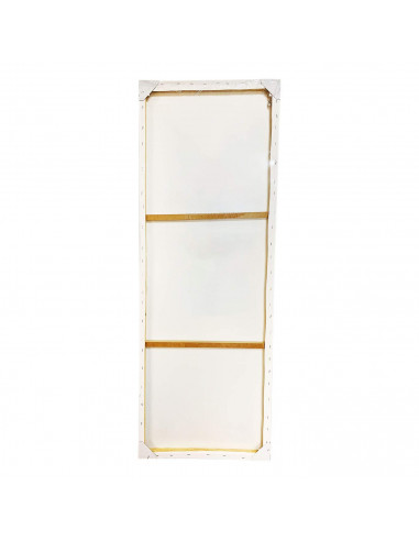 Tradineur - Lienzo preestirado en blanco para pintar, 100% algodón, listones de madera, apto para todo tipo de pinturas, óleo, a