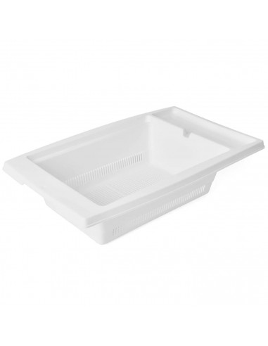 Tradineur - Escurreplatos para fregadero, plástico, escurridor, cesta de secado para escurrir vaijlla, verduras, frutas, cocina