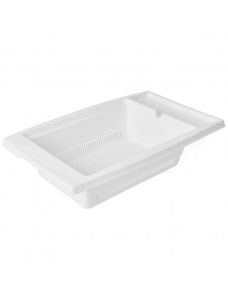 Tradineur - Escurreplatos para fregadero, plástico, escurridor, cesta de secado para escurrir vaijlla, verduras, frutas, cocina