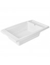 Tradineur - Escurreplatos para fregadero, plástico, escurridor, cesta de secado para escurrir vaijlla, verduras, frutas, cocina
