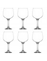 Tradineur - Set de 6 copas de cristal para combinados, cócteles, vino, aptas para lavavajillas, elegantes, fiestas, celebracione
