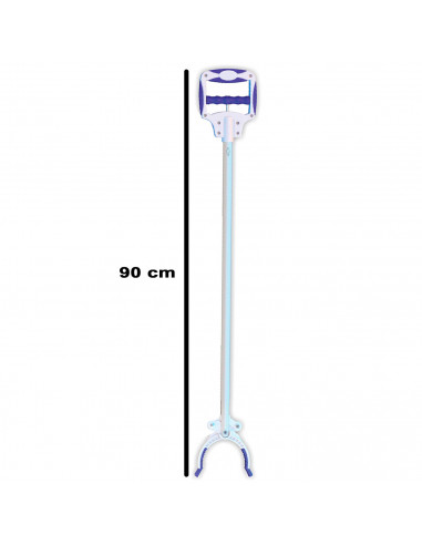Tradineur - Pinza recoge objetos con doble posición, herramienta de captura, brazo para recoger basura, mango ergonómico, antide