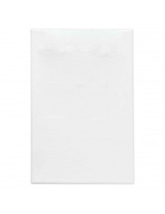 Tradineur - Lienzo grueso preestirado en blanco para pintar, 100% algodón, listones de madera, apto para todo tipo de pinturas,