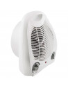 Tradineur - Calefactor vertical con asa, 2000W, 2 velocidades + aire frío, termostato, piloto luminoso, termo ventilador para ba