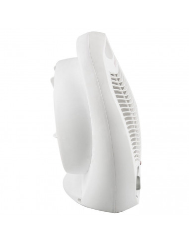 Tradineur - Calefactor vertical con asa, 2000W, 2 velocidades + aire frío, termostato, piloto luminoso, termo ventilador para ba