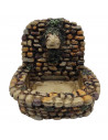 Tradineur - Fuente eléctrica para belén, 2 W, fuente rústica con bomba de agua para nacimiento, pesebre, figura decorativa tradi