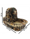 Tradineur - Fuente eléctrica para belén, 2 W, fuente rústica con bomba de agua para nacimiento, pesebre, figura decorativa tradi