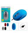 Tradineur - Ratón óptico con cable - 1600 DPI - Componentes informáticos para el ordenador - Plug & Play - USB 3.0/2.0/1.1 