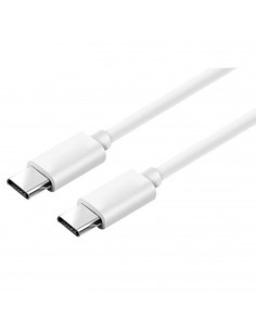 Tradineur - Cable USB Tipo-C / Tipo-C - Longitud de 1 Metro - Cable SD, Alto rendimiento, transmisión de datos y carga de datos