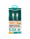 Tradineur - Cable USB Tipo-C / Tipo-C - Longitud de 1 Metro - Cable SD, Alto rendimiento, transmisión de datos y carga de datos