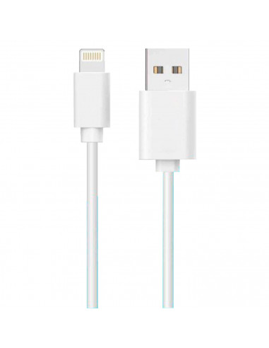 Tradineur - Cable USB / iOS - Longitud de 3 Metro - Alto rendimiento, transmisión de datos y carga de datos - 2.4 A