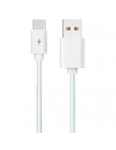 Tradineur - Cable USB / Tipo-C - Longitud de 3 Metro - Alto rendimiento, transmisión de datos y carga de datos - 2.4 A