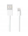 Tradineur - Cable USB / iOS - Longitud de 1,5 Metros - Alto rendimiento, transmisión de datos y carga rápida - 2.4 A