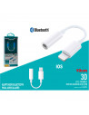 Tradineur - Adaptador de auriculares para iOS - Bluetooth incluido - Estructura de plástico - Longitud de 10 cm - Color Surtido