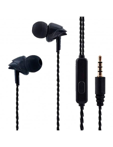 Tradineur - Auriculares con micrófono - Jack 3,5 cm - Compatible con Pods, Móviles, Tablets y PC - Música es Estéreo - Color Sur