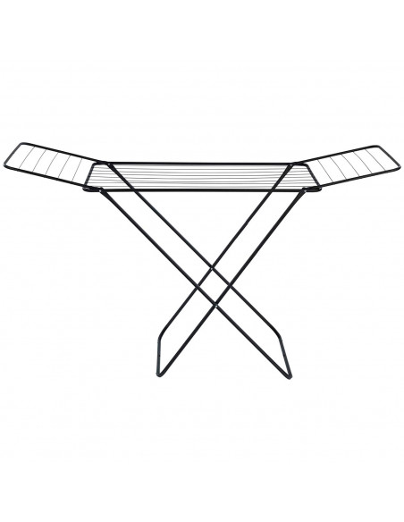 Tradineur - Tendedero plegable metálico - Superficie de 18 metros - Espacio de tendido - Soporte para tender ropa - Pies antides