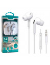 Tradineur - Auriculares con micrófono - Control de volumen - Jack 3,5 cm - Compatible con Pods, Móviles, Tablets y PC - Música e