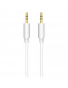 Tradineur - Cable de audio jack con doble salida - Jack 3,5 mm - Longitud de 1 Metro - Ideal para compartir su música, películas