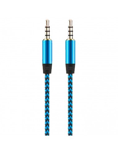 Tradineur - Cable de audio jack, doble salida - Jack 3,5 mm - Longitud de 1 Metro - Ideal para compartir su música, películas y