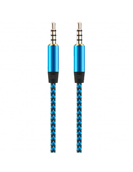 Tradineur - Cable de audio jack, doble salida - Jack 3,5 mm - Longitud de 1 Metro - Ideal para compartir su música, películas y
