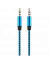 Tradineur - Cable de audio jack, doble salida - Jack 3,5 mm - Longitud de 1 Metro - Ideal para compartir su música, películas y
