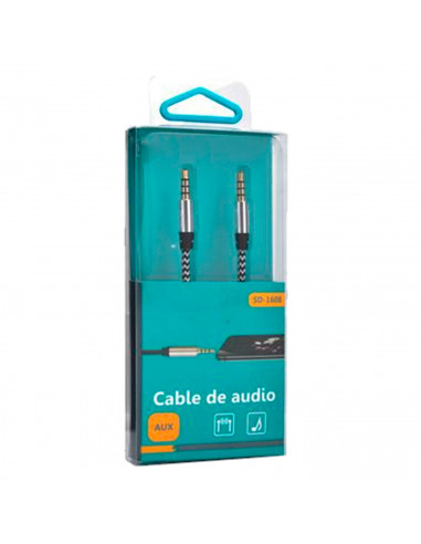 Tradineur - Cable de audio jack, doble salida - Jack 3,5 mm - Longitud de 1 Metro - Ideal para compartir su música, películas y