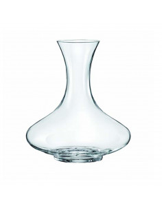 Decantador de vino de cristal de bohemia 1,2 litros, dispensador, jarra, oxigenador, aireador para vino tinto, blanco 23,5 x 19
