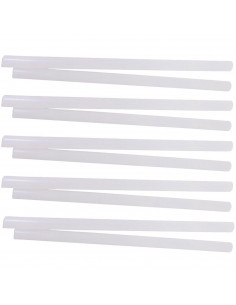 Tradineur - Pack de 10 barras de silicona termofusibles, cola, pegamento para pistolas de encolar en caliente, uso en cuero (Tra