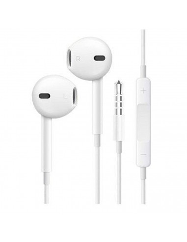 Tradineur - Auriculares con micrófono - Control de volumen - Jack 3,5 cm - Compatible con Pods, Móviles, Tablets y PC - Audio es