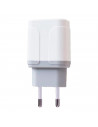 Tradineur - Cargador para móviles - Cable USB Tipo-C - Alto rendimiento / Carga rápida - 1 Puertos USB - Color Blanco