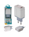 Tradineur - Cargado de móviles 3.4A - Alto rendimiento / Carga rápida / Calidad - 1 Puertos USB - Sin cable - Color Blanco