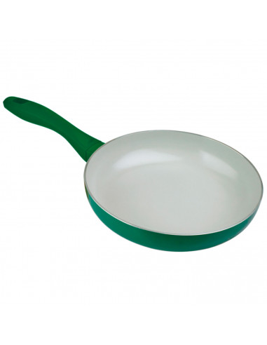 Tradineur - Sartén de aluminio antiadherente, mango ergonómico, válida para inducción y todas las cocinas, ecológica, apta para