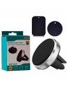 Tradineur - Soporte de móvil magnético, coche, rejilla del aire - Rotación 360º - Dispositivos 3,5-6,3 - Compatible con Xiaomi