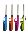 Tradineur - Encendedor electrónico para cocinas de gas, mechero recargable para barbacoa, hornillo de camping, llama regulable,