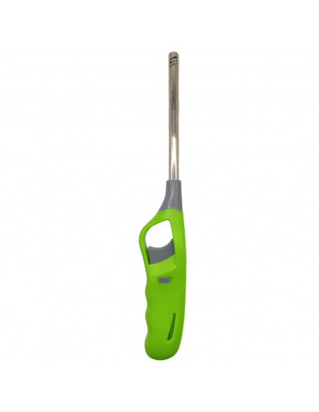 Tradineur - Encendedor electrónico, encender cocinas de gas, mechero recargable para barbacoa, hornillo de camping, bloqueo segu