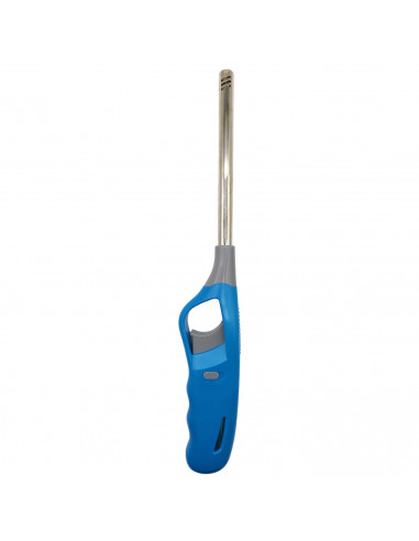 Tradineur - Encendedor electrónico, encender cocinas de gas, mechero recargable para barbacoa, hornillo de camping, bloqueo segu