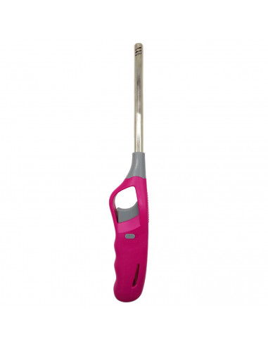 Tradineur - Encendedor electrónico, encender cocinas de gas, mechero recargable para barbacoa, hornillo de camping, bloqueo segu