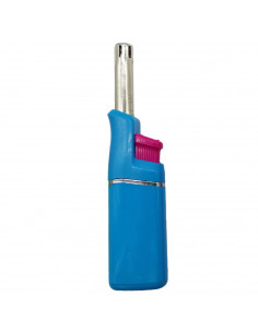 Tradineur - Mini encendedor electrónico para cocina de gas, mechero recargable para barbacoa, hornillo de camping, velas, 11 cm,