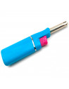 Tradineur - Mini encendedor electrónico para cocina de gas, mechero recargable para barbacoa, hornillo de camping, velas, 11 cm,
