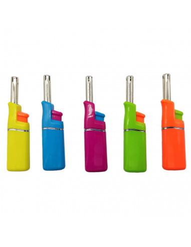 Tradineur - Mini encendedor electrónico para cocina de gas, mechero recargable para barbacoa, hornillo de camping, velas, 11 cm,