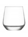 Tradineur - Set de 6 vasos de cristal para whisky, modelo "Lal", base gruesa, resistentes, aptos para lavavajillas, servir bedid