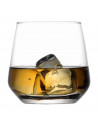 Tradineur - Set de 6 vasos de cristal para whisky, modelo "Lal", base gruesa, resistentes, aptos para lavavajillas, servir bedid