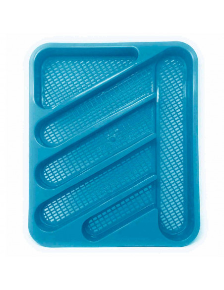 Bandeja cubertero de plástico, de color surtido, de 4 x 36,5 x 29,5 cm, Recipiente para ordenación y almacenamiento de cuberterí Bandeja cubertero de plástico, de color surtido, de 4 x 36,5 x 29,5 cm, Recipiente para ordenación y almacenamiento de cuberterí
