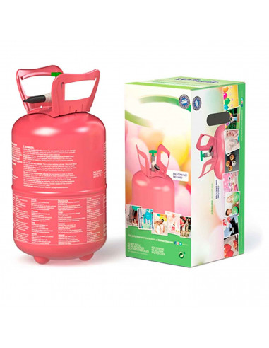 Tradineur - Bombona de helio - Fácil de usar - Los globos tardarán un 30% más en desinflarse - Globos no incluidos