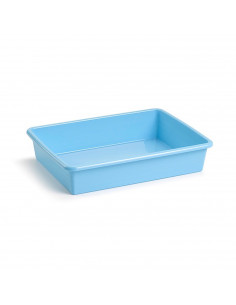 Tradineur - Bandeja rectangular para frigorífico, color aleatorio, capacidad 3 litros, 6,5 x 30,5 x 23 cm.