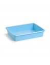 Tradineur - Bandeja rectangular para frigorífico, color aleatorio, capacidad 3 litros, 6,5 x 30,5 x 23 cm.
